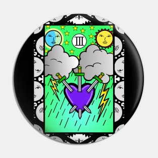 3 Of Swords Pin