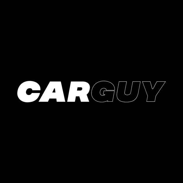 Car Guy White by Sloop