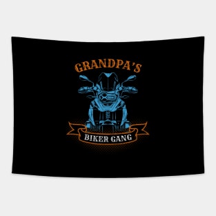 Grandpa's Biker Gang Father's Day Tapestry