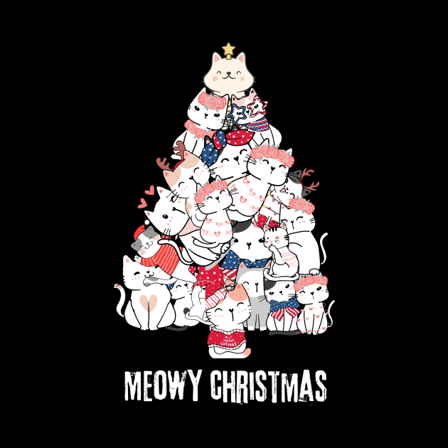 Meowy-christmas by Jhontee