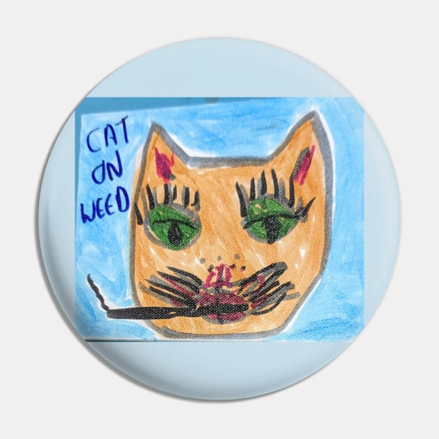 Cat Pin by JudyOriginalz