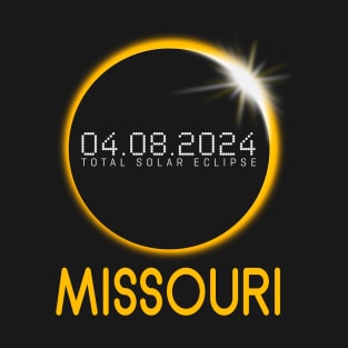 MISSOURI Totality Total Solar Eclipse April 8 2024 T-Shirt