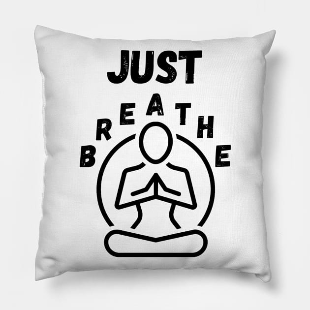 Just Breathe - meditation Pillow by RIVEofficial