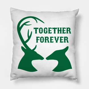 Together Forever - Deer Pillow