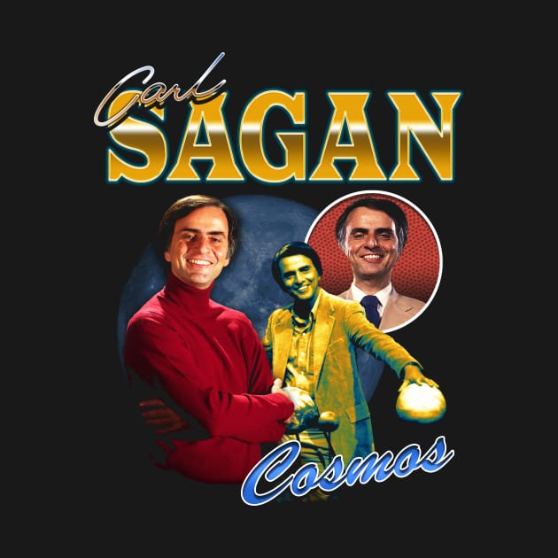 Carl Sagan Bootleg Tee by Nick Quintero