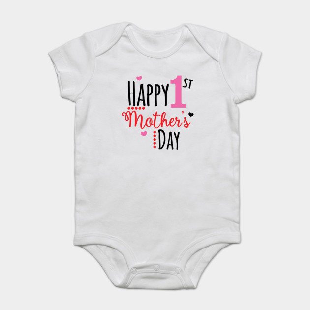 happy first mothers day onesie