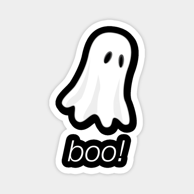 Halloween boo...! Magnet by BOEC Gear