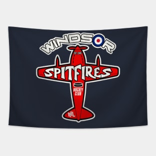 Defunct Windsor Spitfires Hockey Team Tapestry