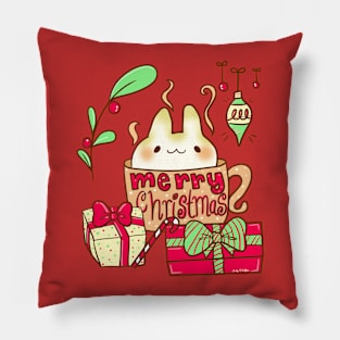 Bunny Christmas Sweater Pillow