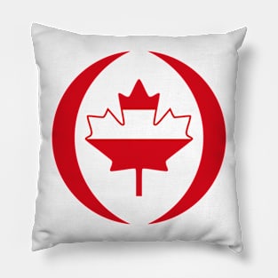 Austrian Canadian Multinational Patriot Flag Series Pillow