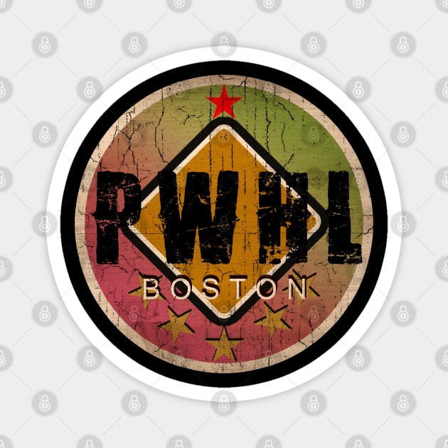 PWHL - BOSTON Magnet by Kokogemedia Apparelshop