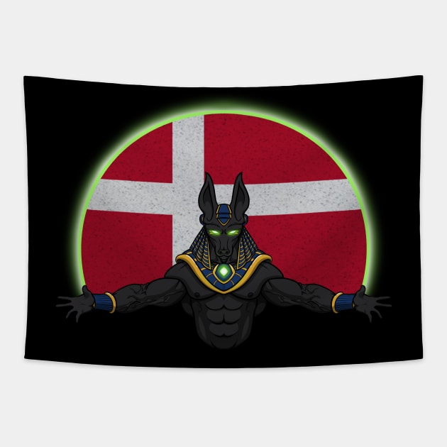 Anubis Denmark Tapestry by RampArt