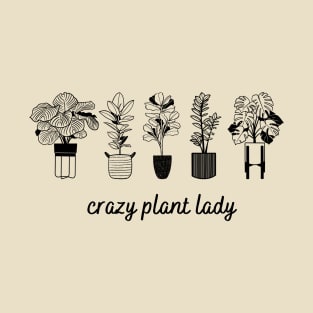 Crazy Plant Lady V1 , Plant lady, Plant Mom T-Shirt