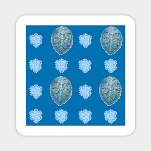 sea turtle & coral Magnet