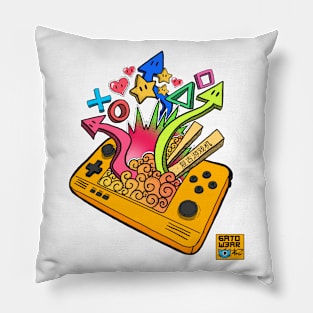 6AT0GAMING Tee Design (Cheddar Variant) Pillow