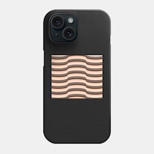 Op Art Peach 7632 Phone Case