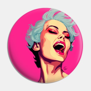 Laughing Lady Pin