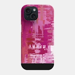 Lesbian Pride Rough Crisscross Paint Phone Case