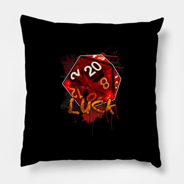 Good Luck Dice Pillow by Domadraghi