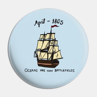 Master and Commander opening text Pin