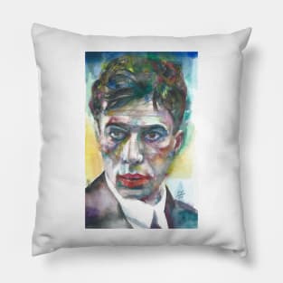 BORIS PASTERNAK - watercolor portrait.1 Pillow