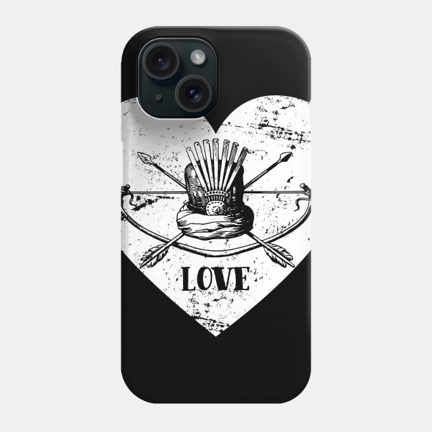 Love Archery Archer Bowman Arrow Bow Target Arc Gift Phone Case by roarr