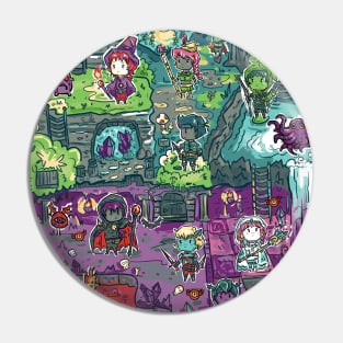 Video game level detailed RPG Pin