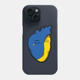 Ukraine's Broken Heart Phone Case