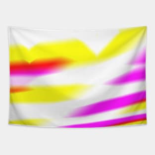 red yellow pink white abstract texture Tapestry