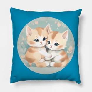 Kitty Hugs Pillow