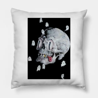 Captain, the Ghosts have Escaped art by Tyler Tilley Pillow