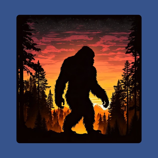 Bigfoot Silhouette by wumples