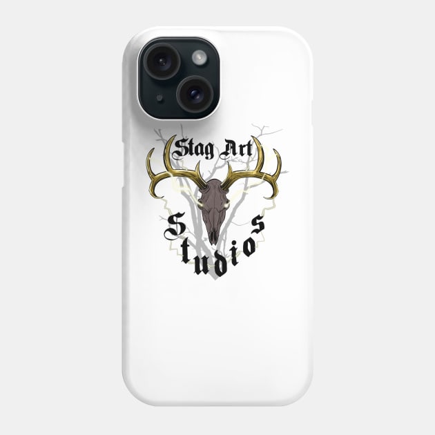 Stag Art Studios logo (original) Phone Case by StagArtStudios