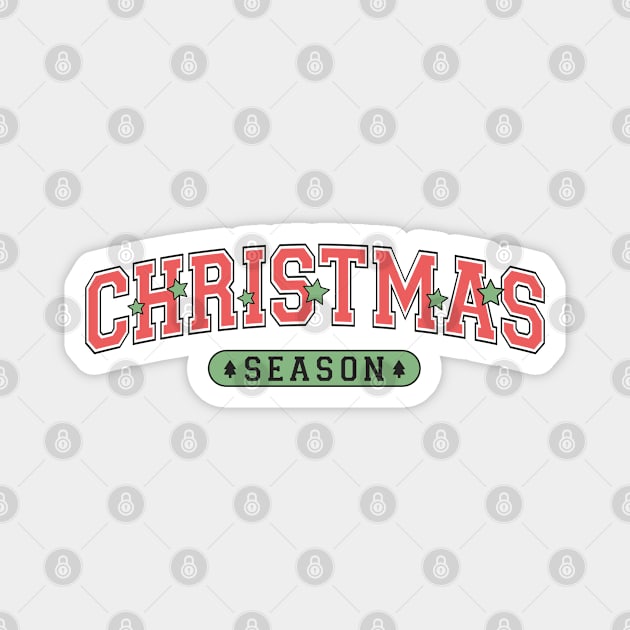 Christmas Season Magnet by Pop Cult Store