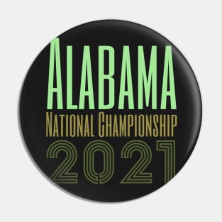 Alabama National Championship Pin