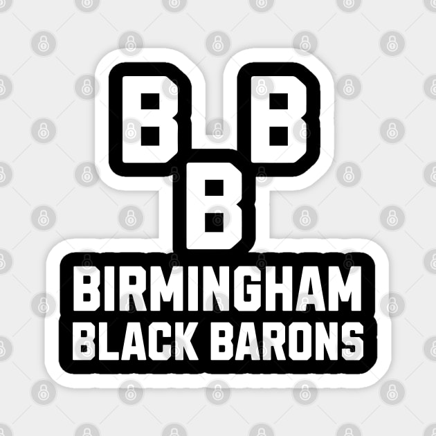 Birmingham Black Barons - Negro Leagues Baseball Magnet by UrbanLifeApparel