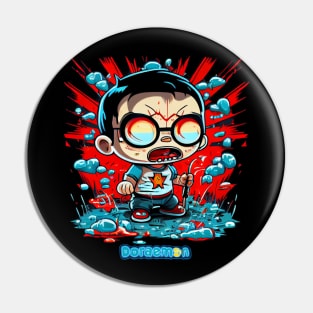 Angry Baby Nobita Pin