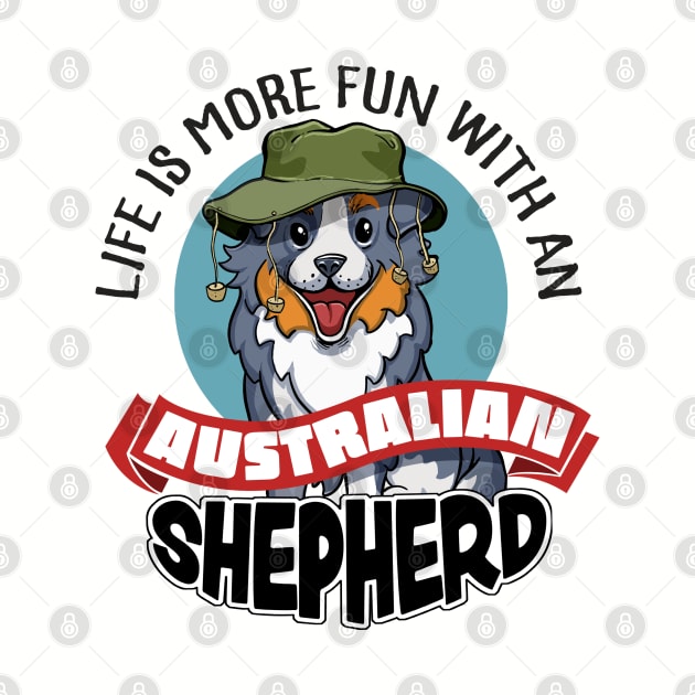 Australian Shepherd by Black Tee Inc