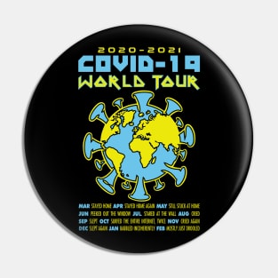 Covid-19 World Tour 2020 - 2021 Pin