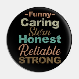 funny caring stern honest reliable strong fathers day Pin