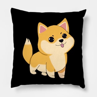 Kawaii Shiba Inu Dog, Love Shiba Inus Pillow