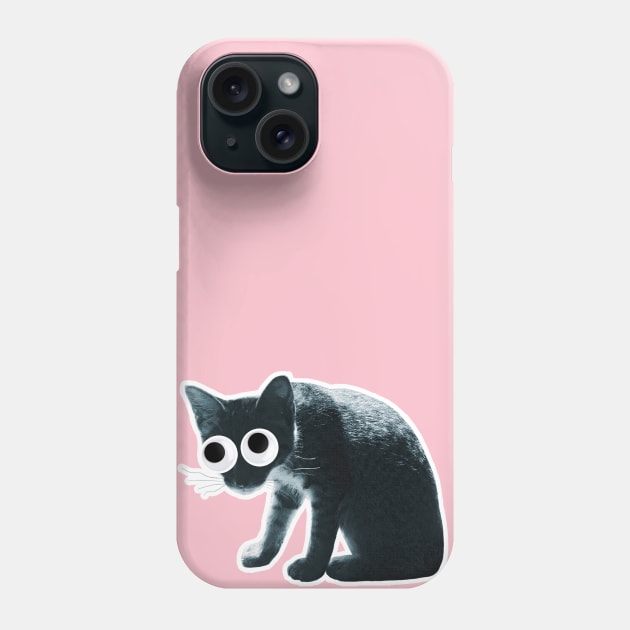 Silly Kitty II Phone Case by DavidCentioli