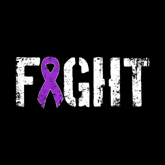 Fight Pancreatic Cancer Military Style Awareness Ribbon by LiFilimon