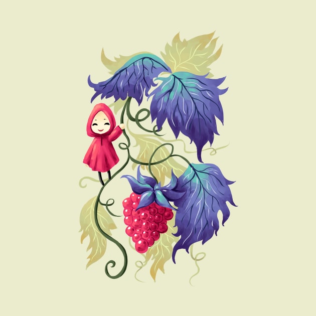 Raspberries and a fairy by Freeminds