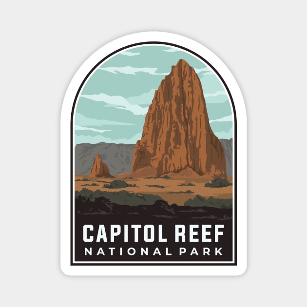 Capitol Reef National Park Magnet by Mark Studio