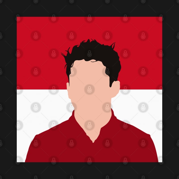 Charles Leclerc Face Art - Flag Edition by GreazyL