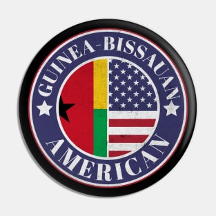 Proud Guinea-Bissauan-American Badge - Guinea-Bissau Flag Pin