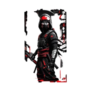 Japanese Ninja - Cyber Style T-Shirt