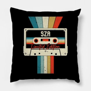 Graphic Sza Proud Name Cassette Tape Vintage Birthday Gifts Pillow