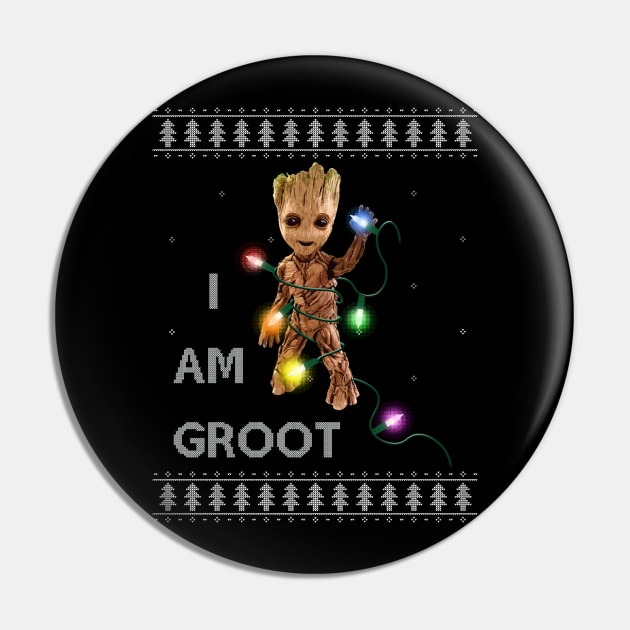 Baby Groot Christmas Lights Guardians Of The Galaxy Pin by Bevatron